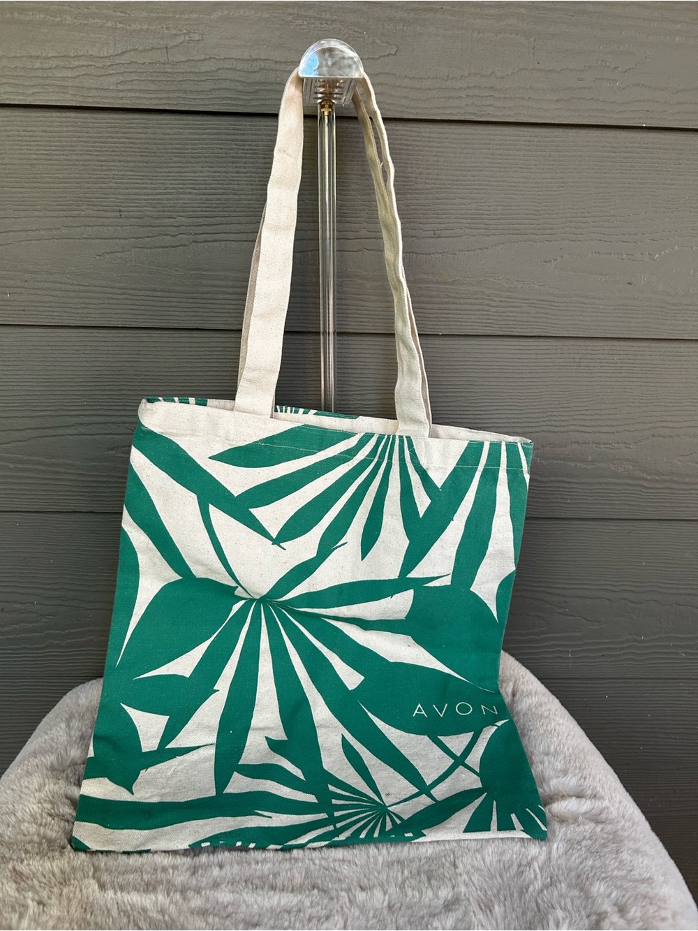 AVON Canvas Leaf Tote Bag
